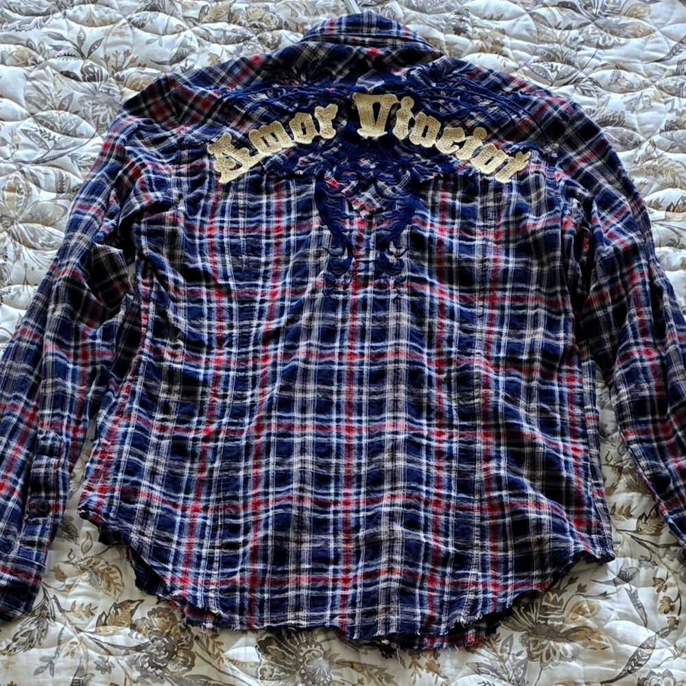 Monarchy  Mens Button down Shirt Size Large